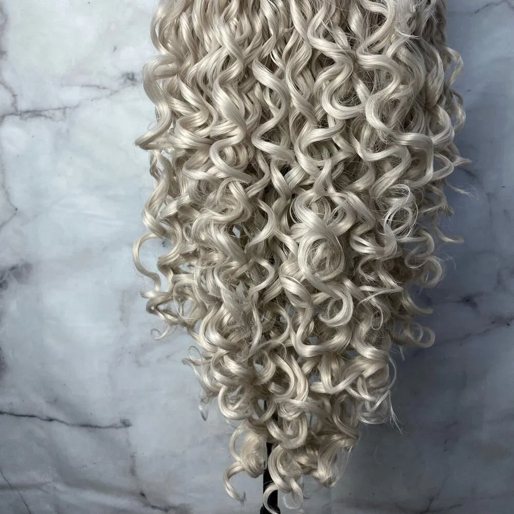 Silver Grey Lace Front  Wig